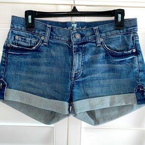 7 for all Mankind Jean shorts